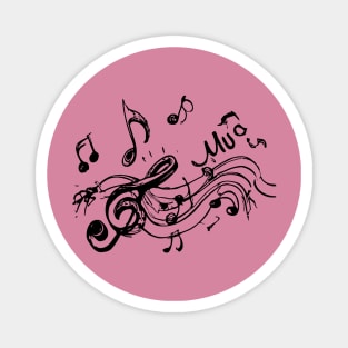 Musical notes Magnet